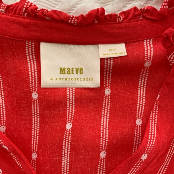 Anthropologie Aveiro flutter-sleeved buttondown - Picture 6 of 6